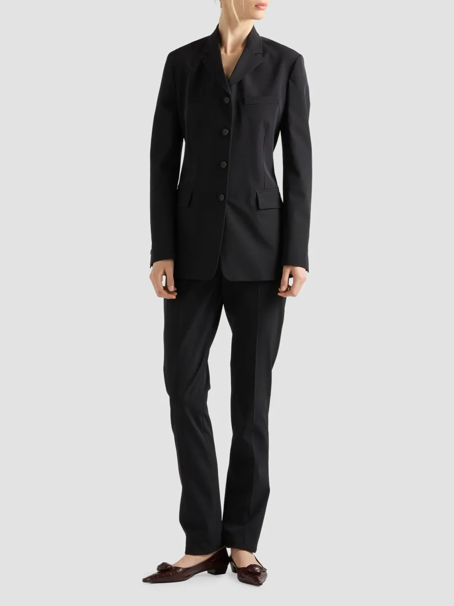 Prada Women's Stretch Technical Fabric Pants | Thumbnail 2