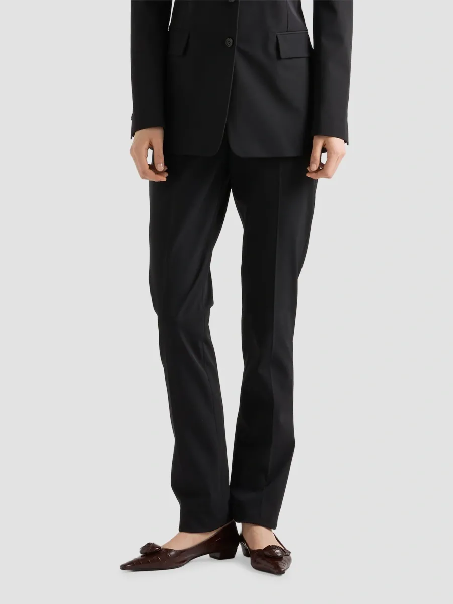 Prada Women's Stretch Technical Fabric Pants | Thumbnail 3
