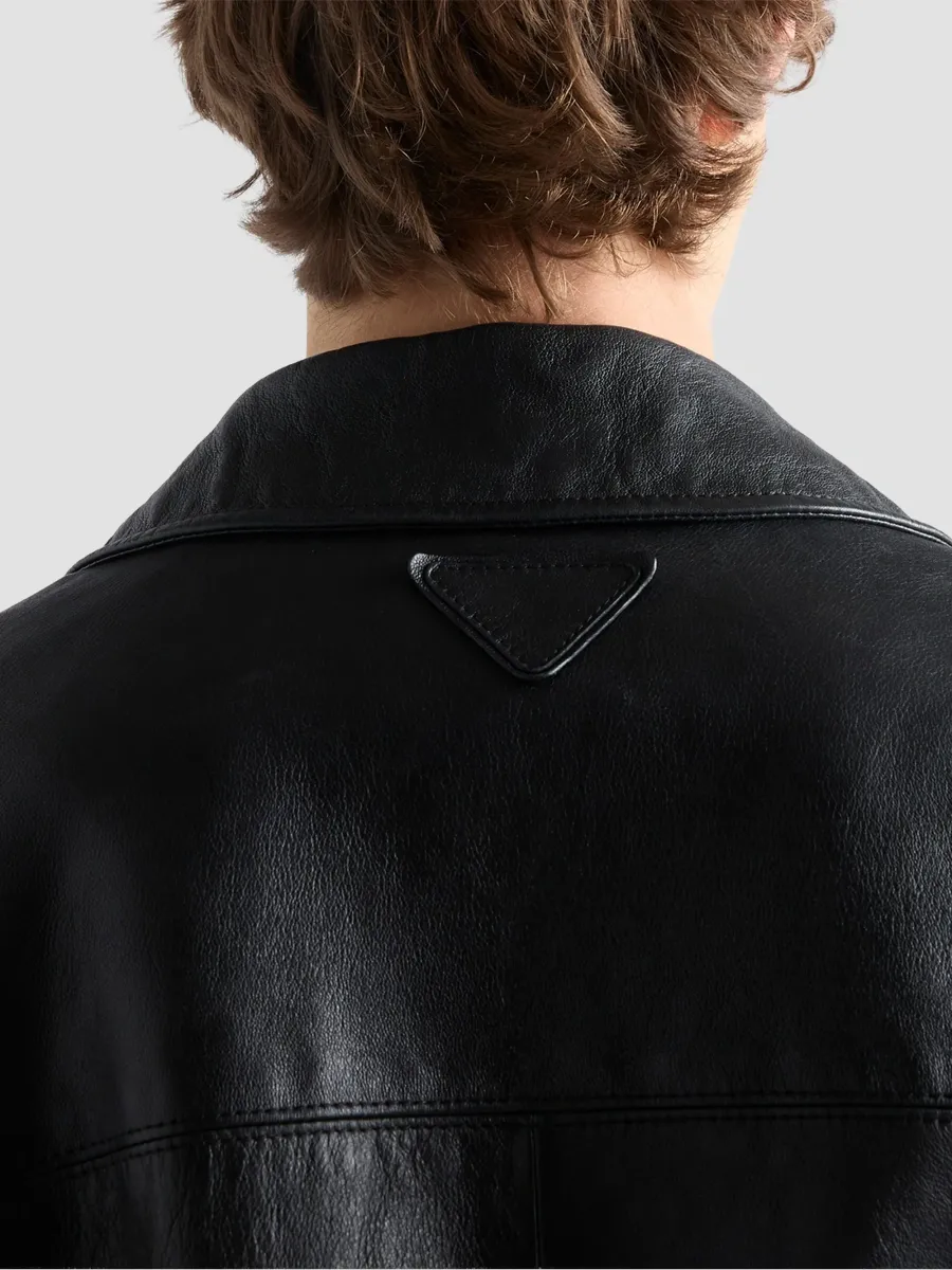 Prada Men's Nappa Leather Blouson Jacket | Thumbnail 6