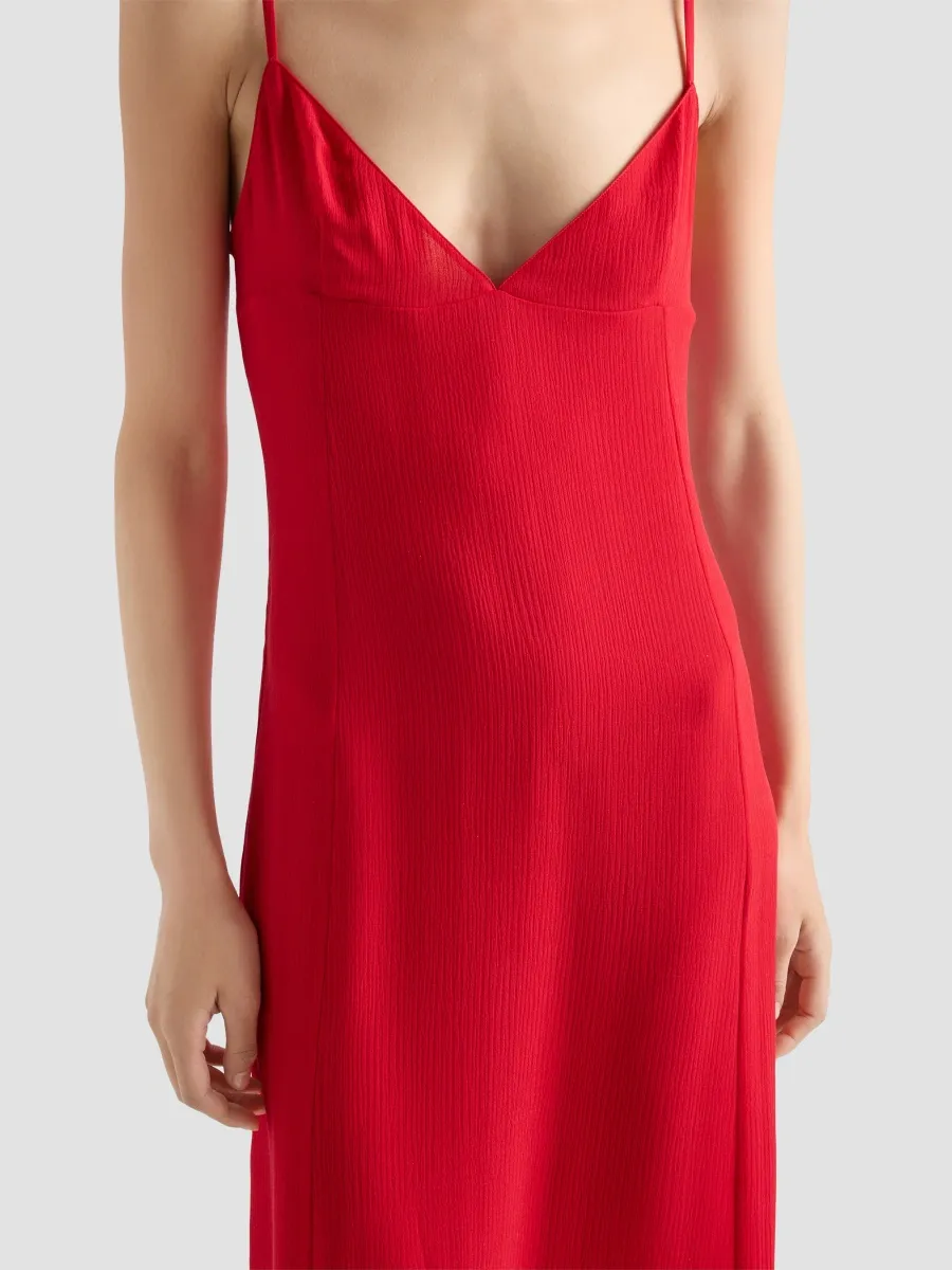 Prada Women's Embroidered Triple Chiffon Slip Dress | Thumbnail 5 Prada Women's Embroidered Triple Chiffon Slip Dress | Thumbnail 5