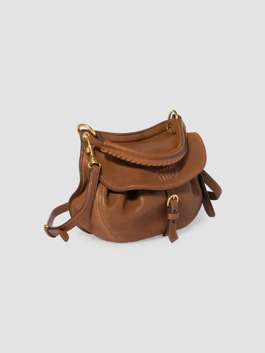 Miu Miu Women's Nappa Leather Crossbody Bag | Thumbnail 2 Miu Miu Women's Nappa Leather Crossbody Bag | Thumbnail 2