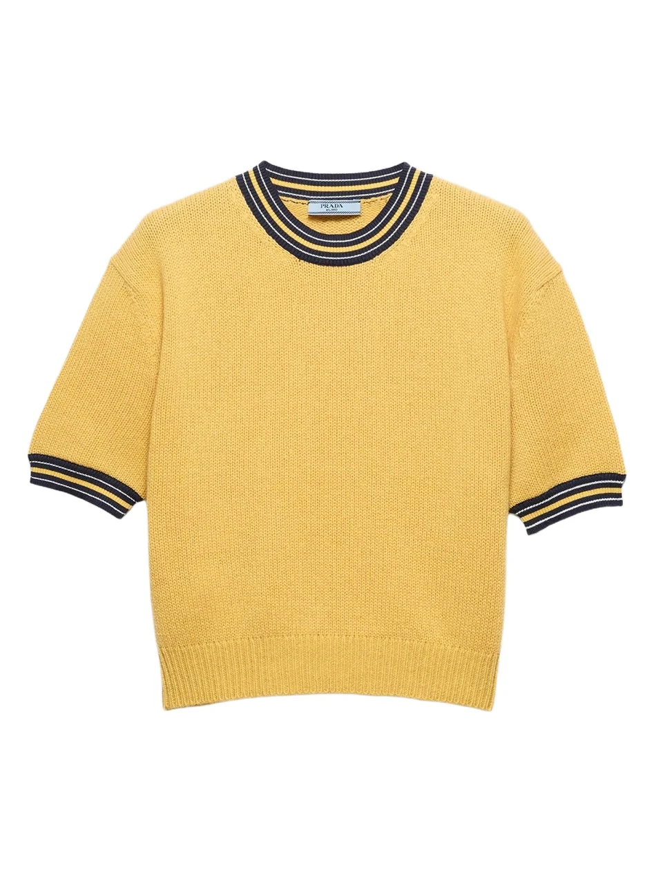 Women's Cashmere Short-Sleeved Sweater