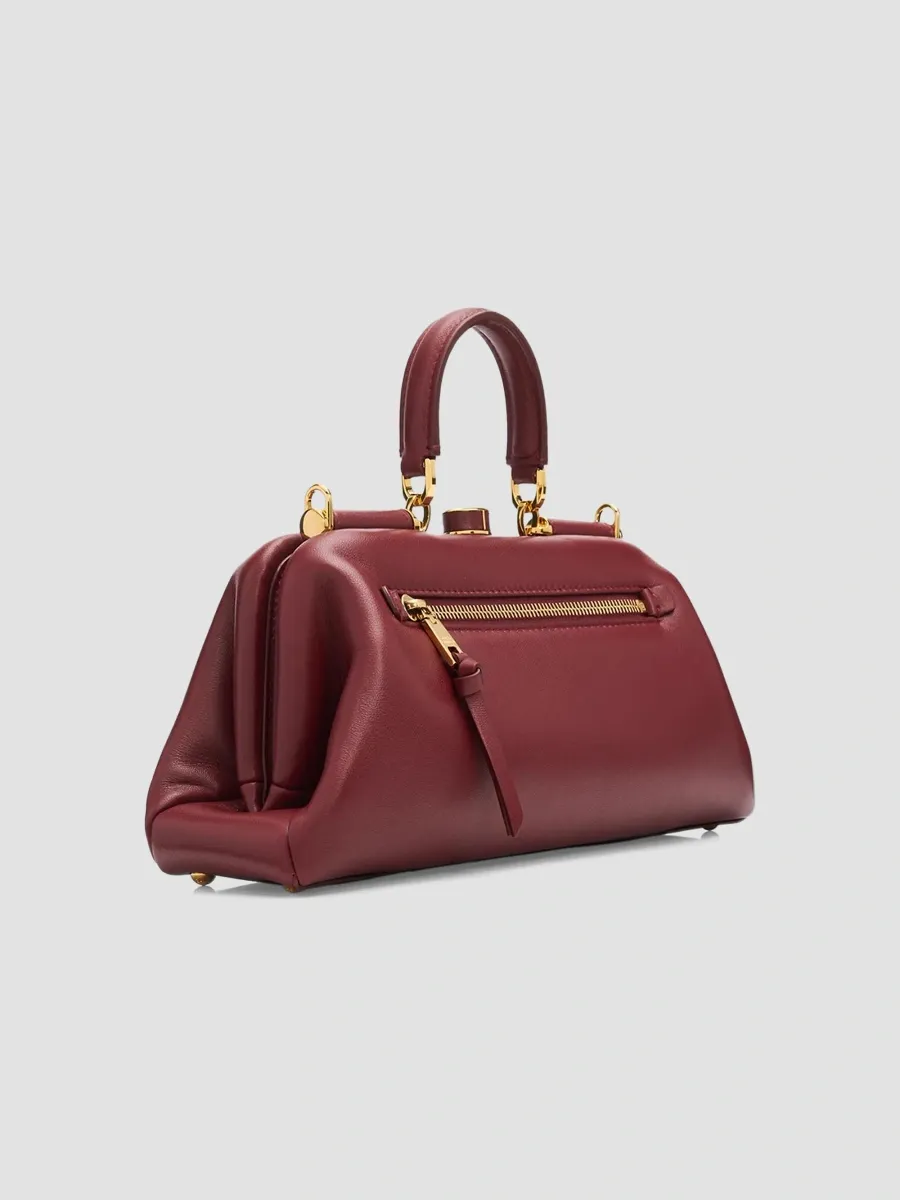 Dolce & Gabbana Women's Nonna Small Leather Satchel | Thumbnail 3 Dolce & Gabbana Women's Nonna Small Leather Satchel | Thumbnail 3
