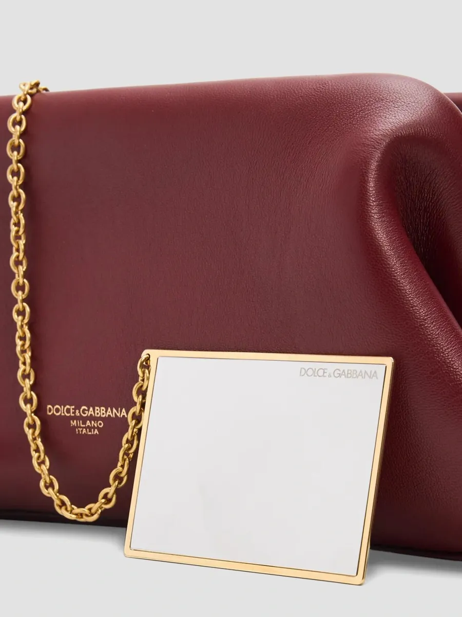 Dolce & Gabbana Women's Nonna Small Leather Satchel | Thumbnail 5 Dolce & Gabbana Women's Nonna Small Leather Satchel | Thumbnail 5