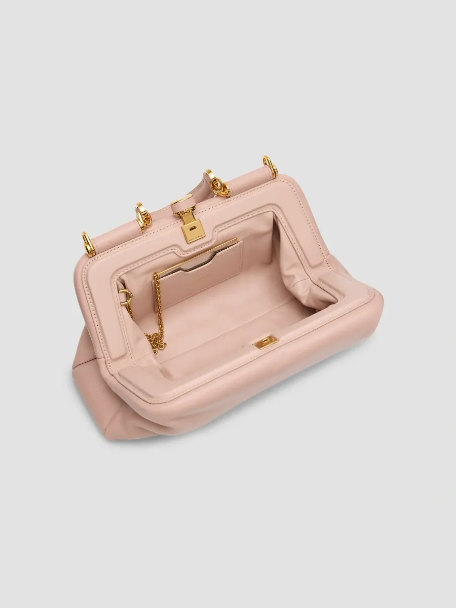 Dolce & Gabbana Women's Nonna Small Leather Satchel | Thumbnail 4 Dolce & Gabbana Women's Nonna Small Leather Satchel | Thumbnail 4