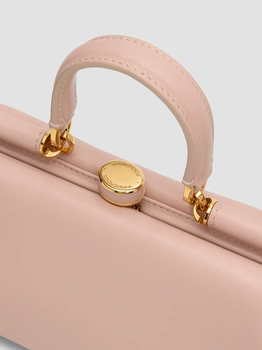 Dolce & Gabbana Women's Nonna Small Leather Satchel | Thumbnail 6 Dolce & Gabbana Women's Nonna Small Leather Satchel | Thumbnail 6