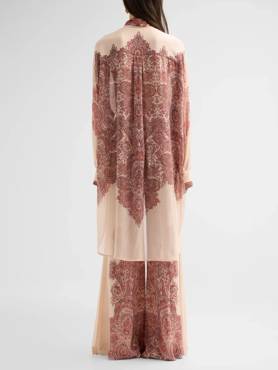 Zimmermann Women's Clash Paisley Tie Shirt | Thumbnail 3 Zimmermann Women's Clash Paisley Tie Shirt | Thumbnail 3