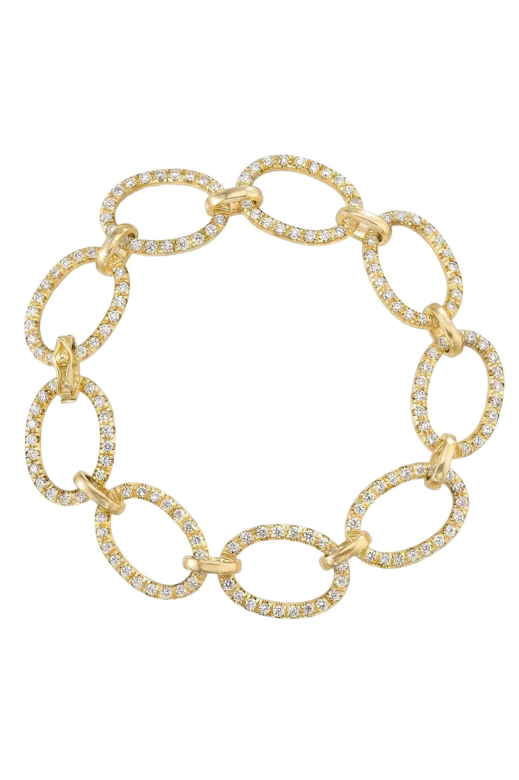 IRENE NEUWIRTH JEWELRY Diamond Pave Large Link Bracelet