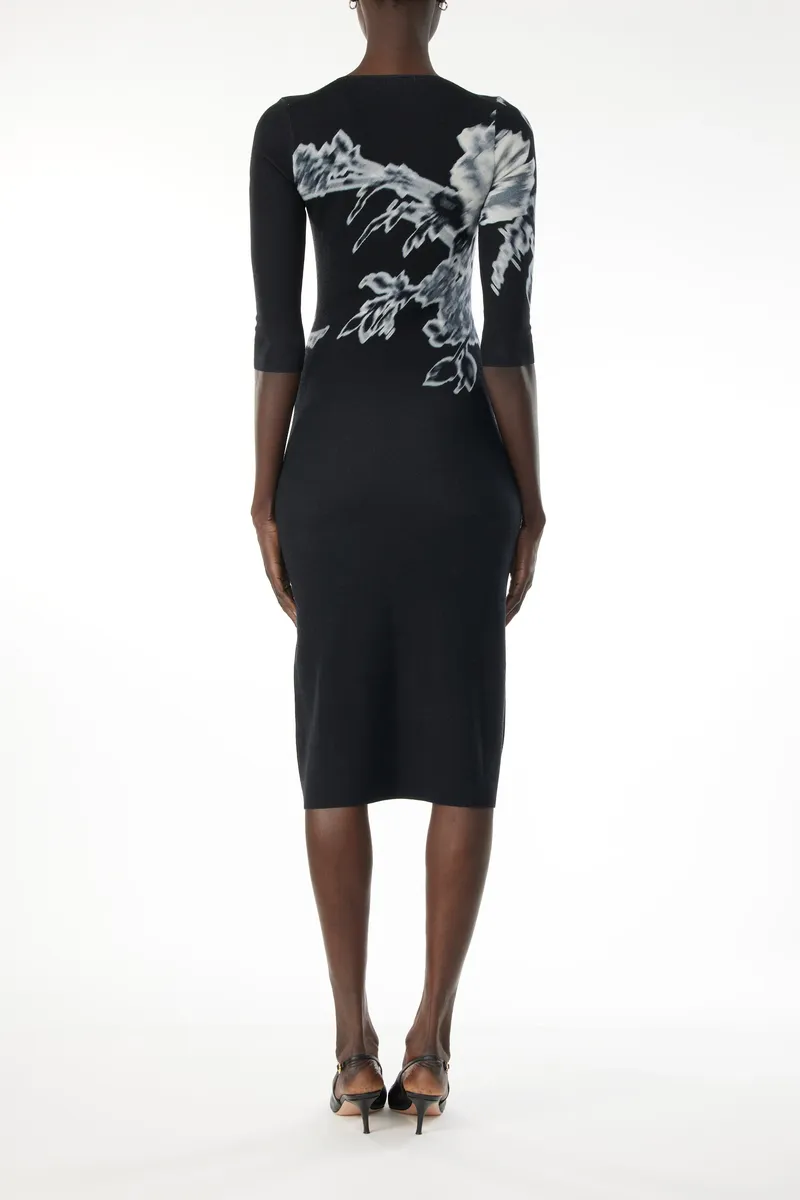 Jason Wu Collection MERINO WOOL 3/4 SLEEVE CREW NECK DRESS | Thumbnail 4 Jason Wu Collection MERINO WOOL 3/4 SLEEVE CREW NECK DRESS | Thumbnail 4