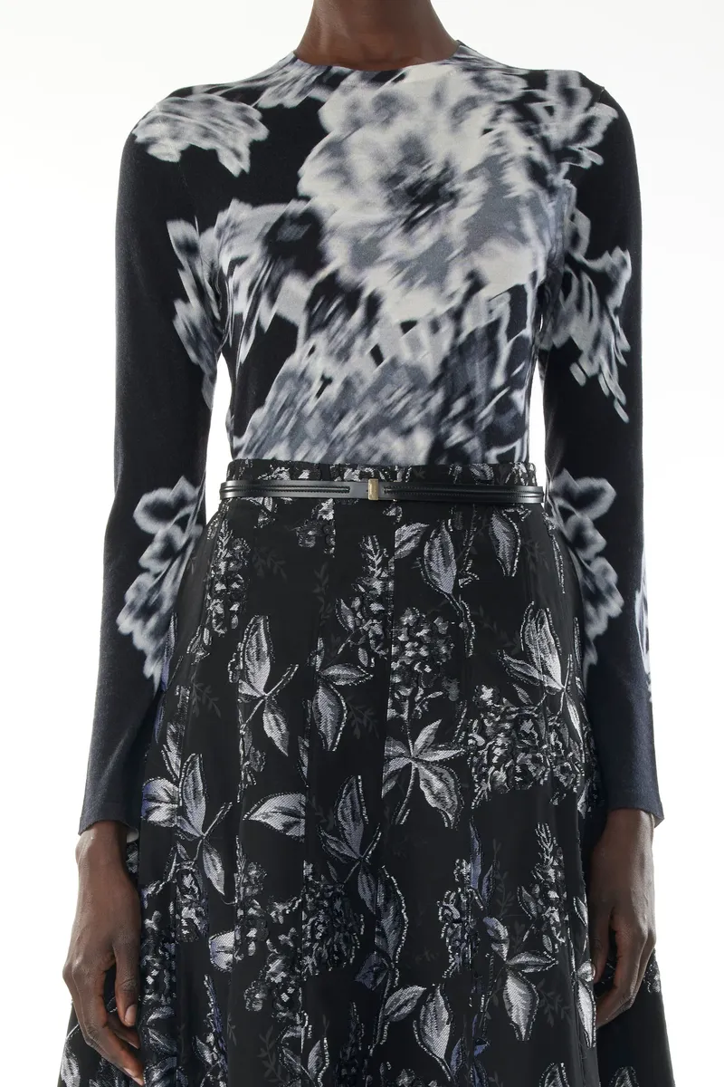 Jason Wu Collection MERINO WOOL LONG SLEEVE CREWNECK SWEATER | Thumbnail 5