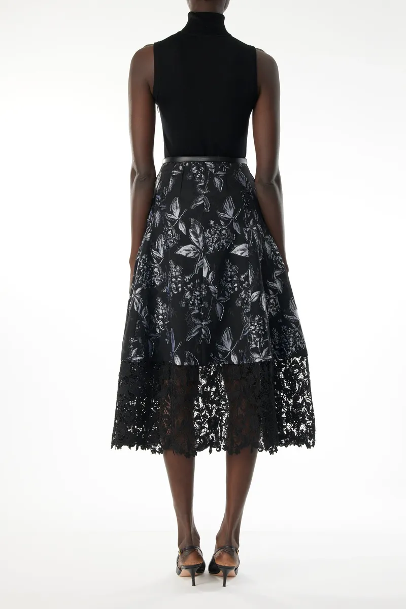 Jason Wu Collection MERINO WOOL TURTLENECK SLEEVELESS SHELL TOP WITH LACE TRIM | Thumbnail 3 Jason Wu Collection MERINO WOOL TURTLENECK SLEEVELESS SHELL TOP WITH LACE TRIM | Thumbnail 3