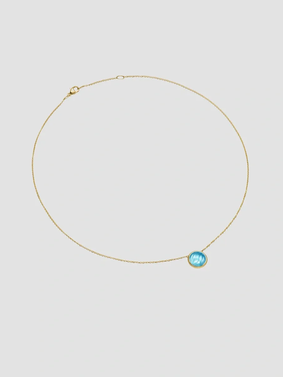 David Yurman Women's Sculpted Cable Pendant Necklace in 18K Yellow Gold | Thumbnail 2 David Yurman Women's Sculpted Cable Pendant Necklace in 18K Yellow Gold | Thumbnail 2