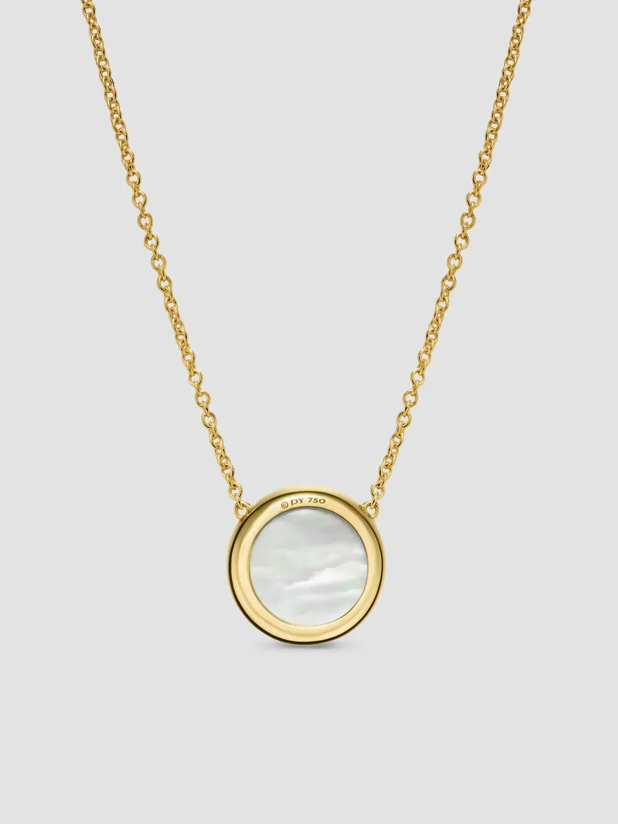 David Yurman Women's Sculpted Cable Pendant Necklace in 18K Yellow Gold | Thumbnail 3 David Yurman Women's Sculpted Cable Pendant Necklace in 18K Yellow Gold | Thumbnail 3