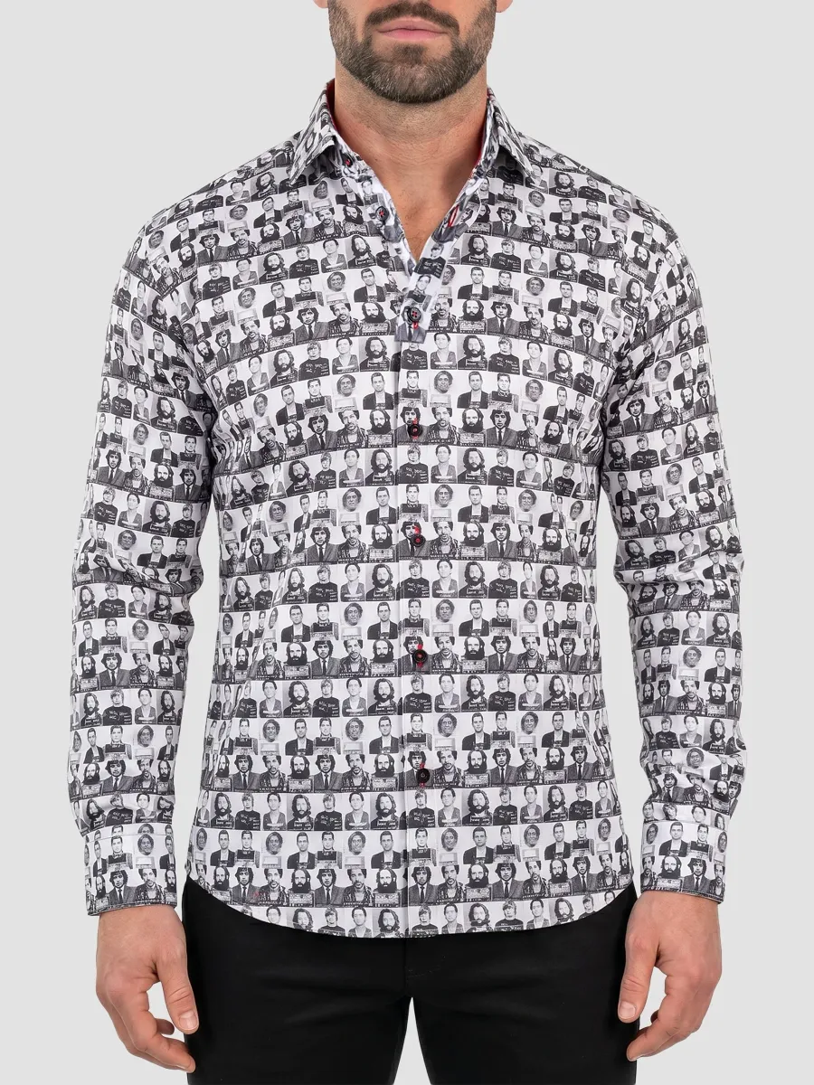 Maceoo Men's Fibonacci Mugshot Shirt | Thumbnail 2 Maceoo Men's Fibonacci Mugshot Shirt | Thumbnail 2