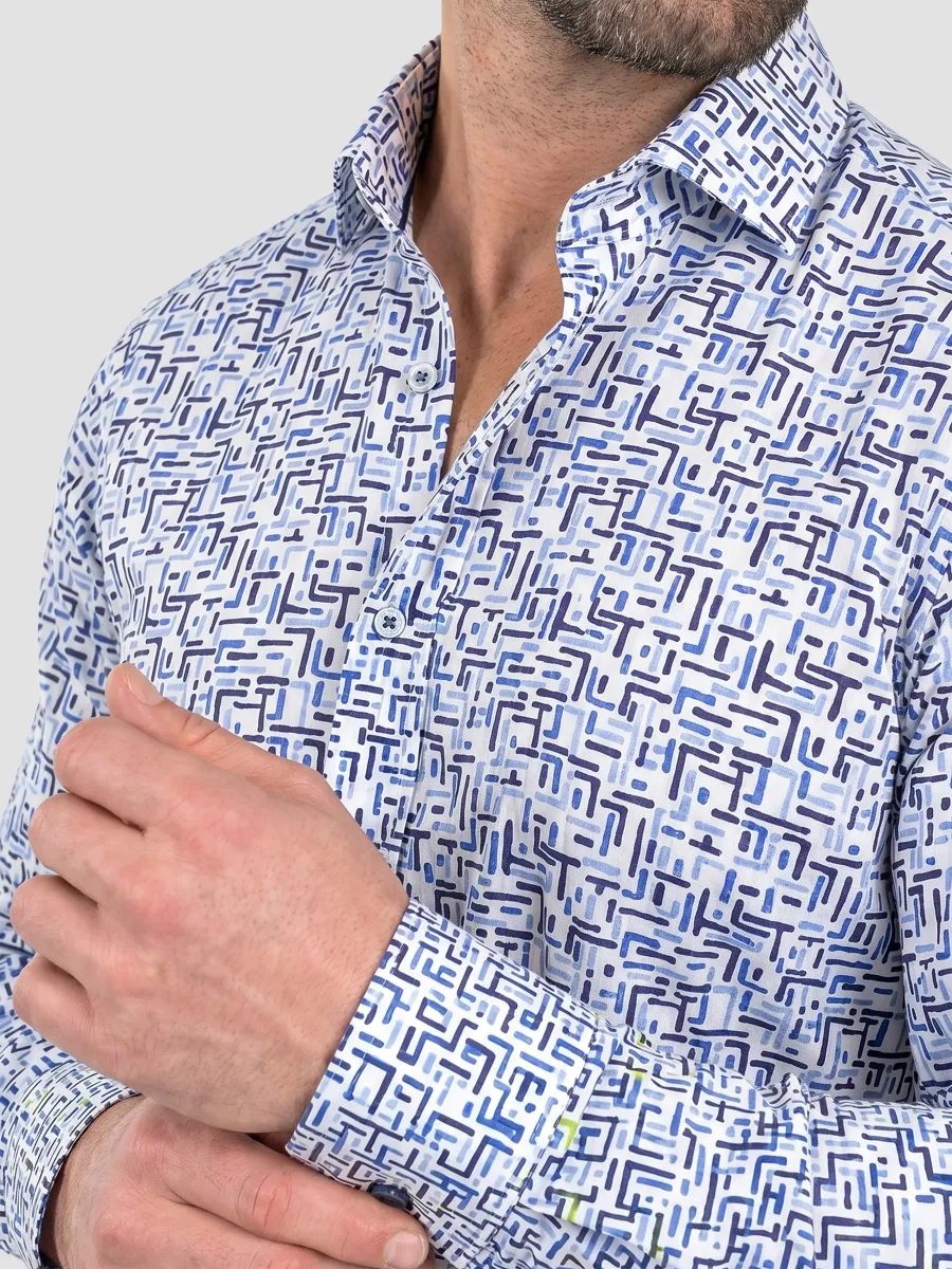 Maceoo Men's Fibonacci Woven Shirt | Thumbnail 7
