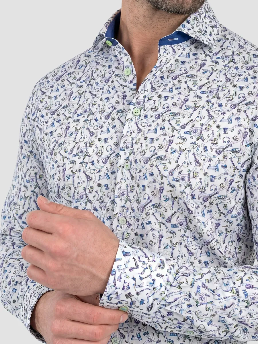 Maceoo Men's Einstein Woven Shirt | Thumbnail 7 Maceoo Men's Einstein Woven Shirt | Thumbnail 7
