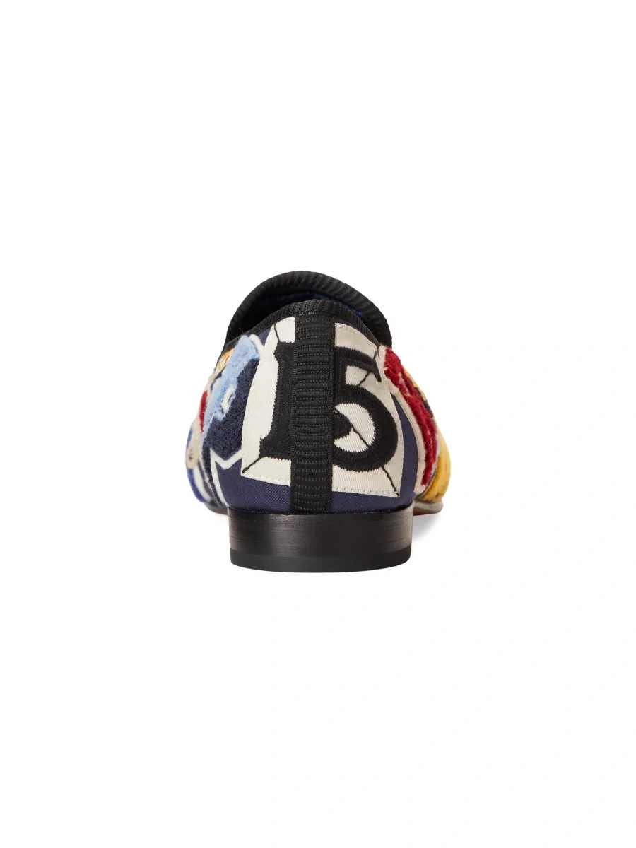 Polo Ralph Lauren Men's Paxton Patches Canvas Slippers | Thumbnail 3 Polo Ralph Lauren Men's Paxton Patches Canvas Slippers | Thumbnail 3
