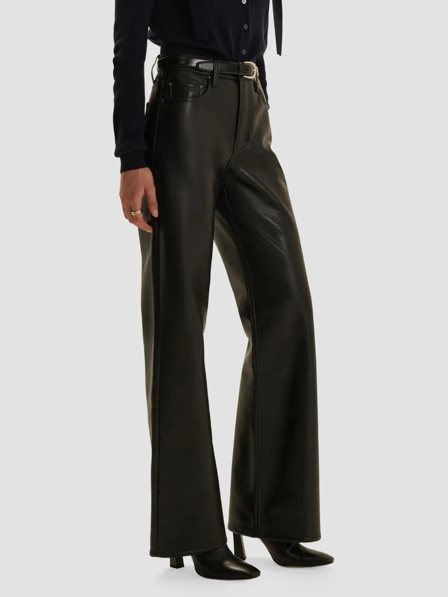 Favorite Daughter Women's The Regenerated Leather Bootcut Trousers | Thumbnail 5