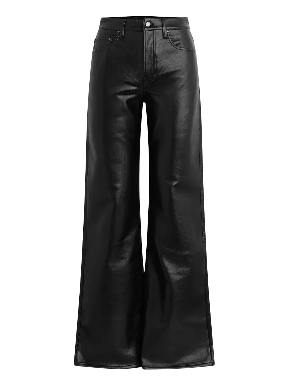 Favorite Daughter Women's The Regenerated Leather Bootcut Trousers