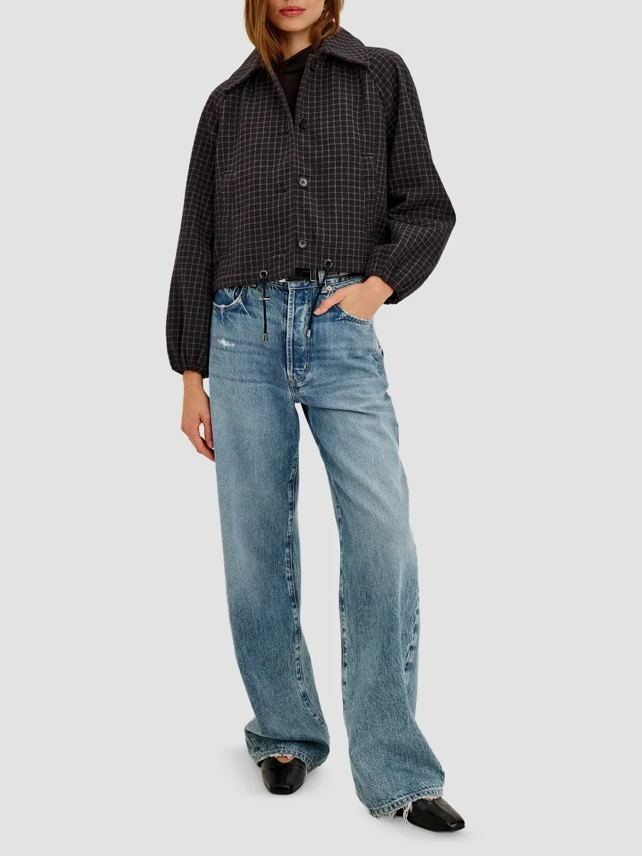RAILS Women's North Check Drawstring Jacket | Thumbnail 2