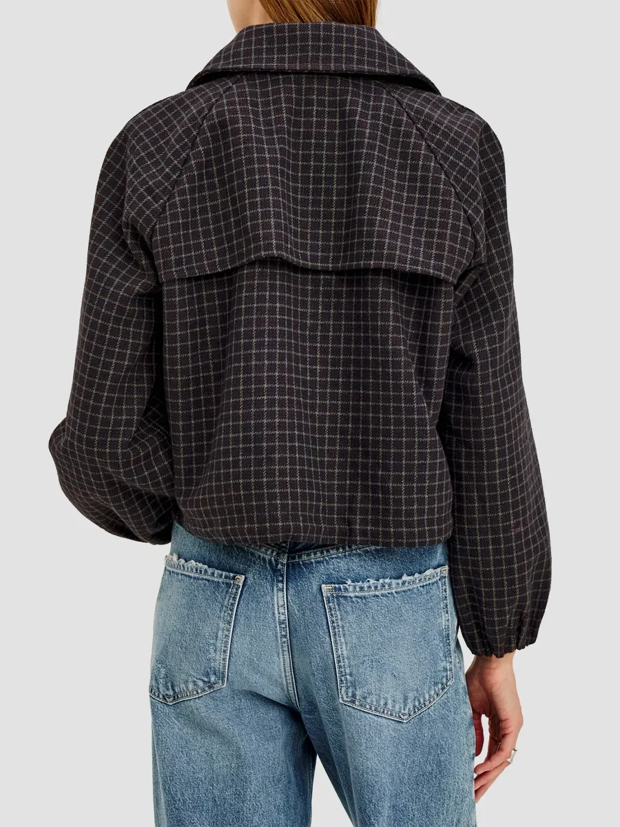 RAILS Women's North Check Drawstring Jacket | Thumbnail 3