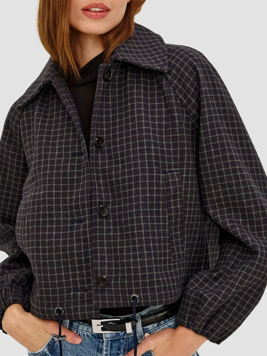 RAILS Women's North Check Drawstring Jacket | Thumbnail 5