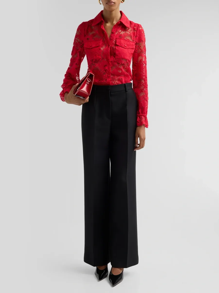 Generation Love Women's Priya Floral Lace Shirt | Thumbnail 2 Generation Love Women's Priya Floral Lace Shirt | Thumbnail 2