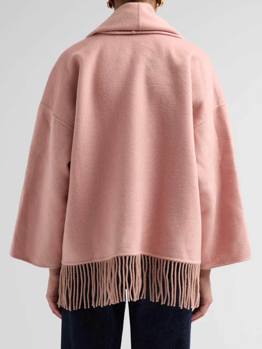 Cara Cara Women's Carmela Fringed Wool Scarf Jacket | Thumbnail 3 Cara Cara Women's Carmela Fringed Wool Scarf Jacket | Thumbnail 3