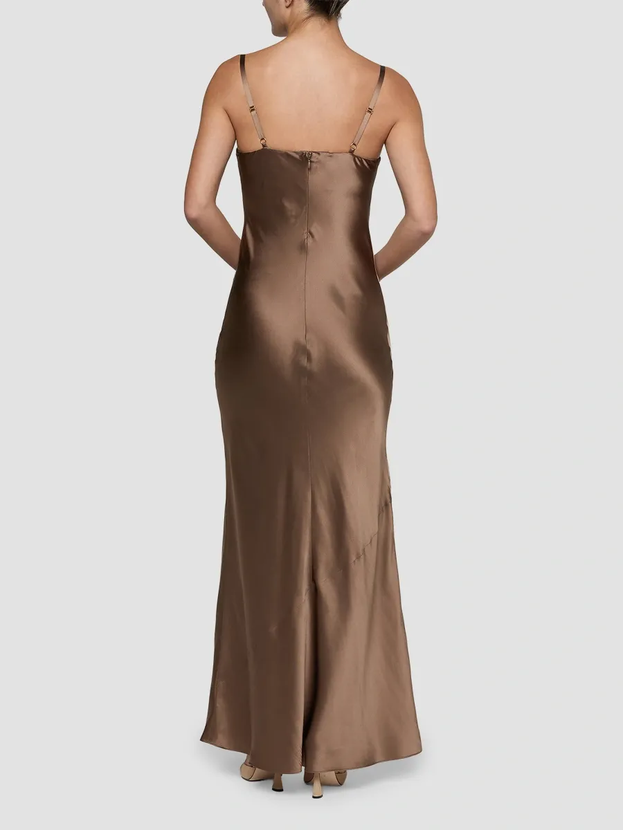 L'Agence Women's Sayla Bias-Cut Silk Slipdress | Thumbnail 4 L'Agence Women's Sayla Bias-Cut Silk Slipdress | Thumbnail 4