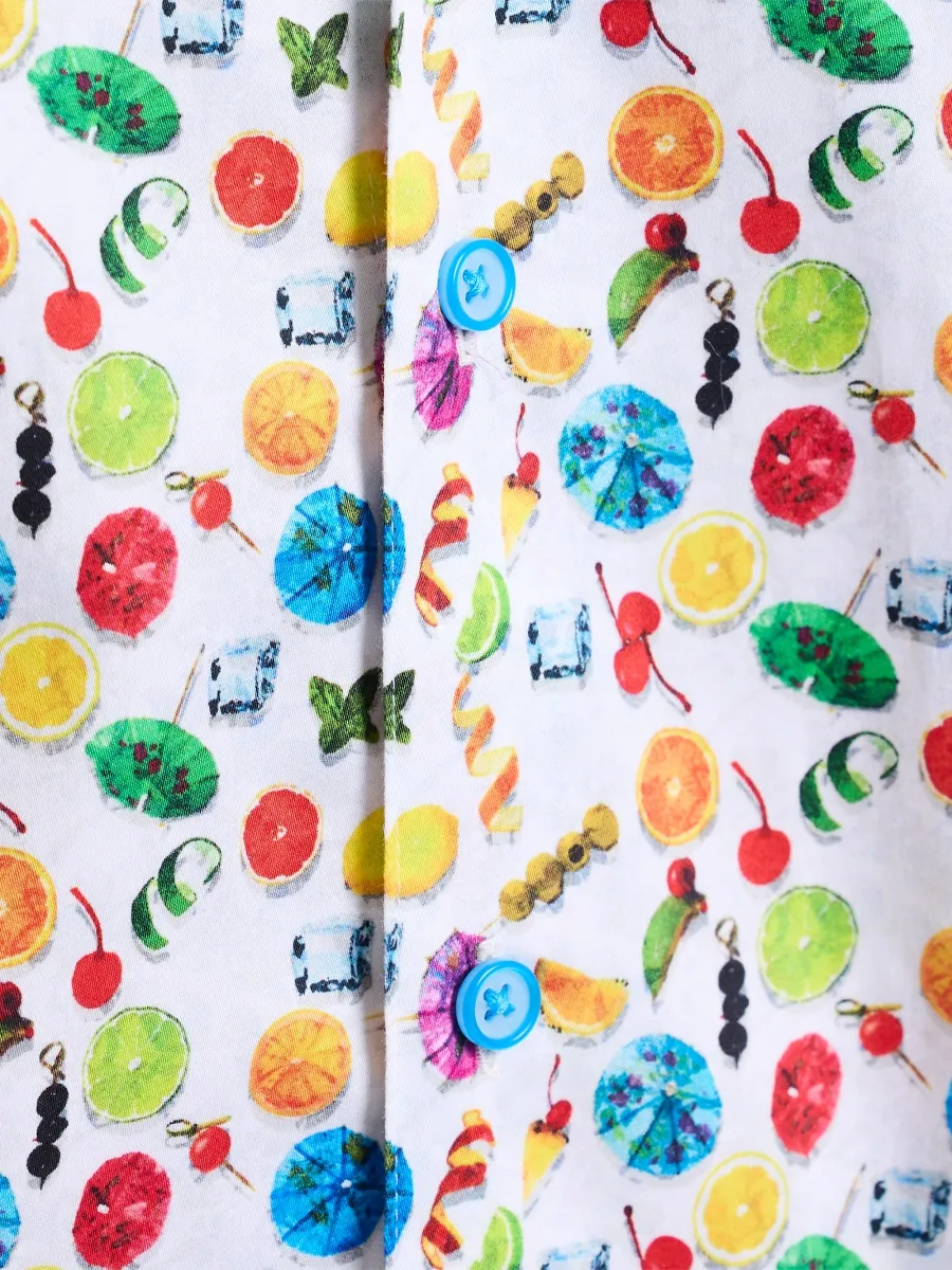 Robert Graham Men's Garnish Printed Stretch-Cotton Button-Front Shirt | Thumbnail 6