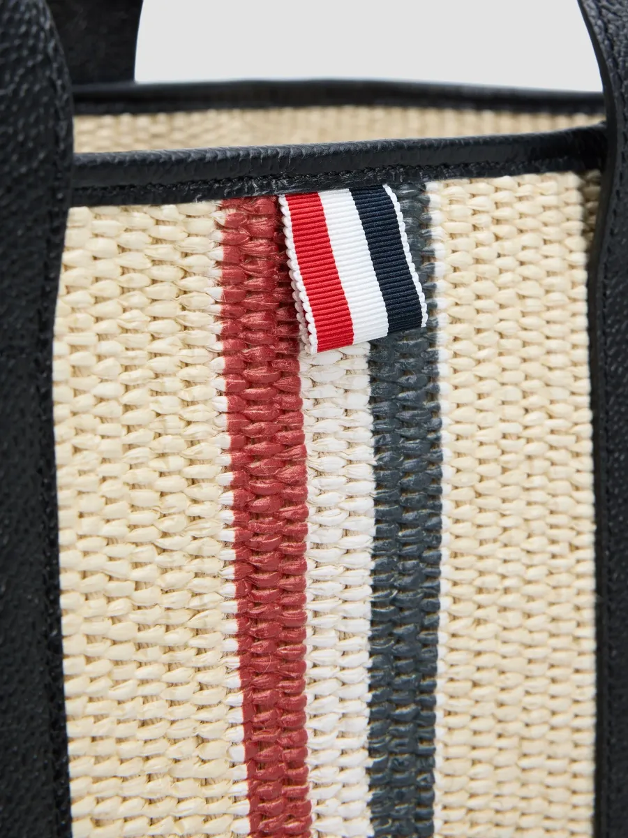 Thom Browne Men's Medium Tool Raffia Tote Bag | Thumbnail 6 Thom Browne Men's Medium Tool Raffia Tote Bag | Thumbnail 6