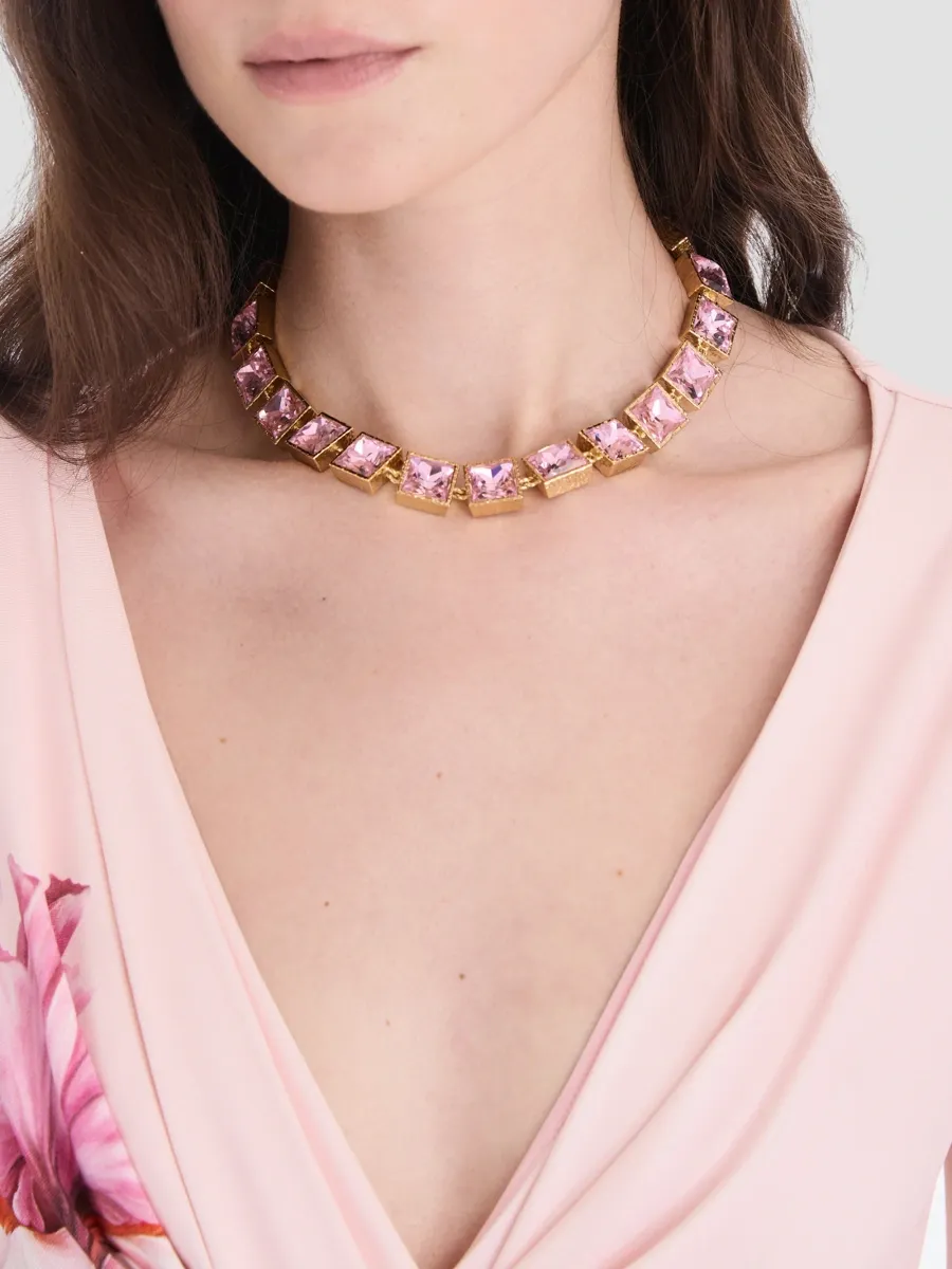 Oscar de la Renta Women's 24K Gold-Plated & Glass Crystal Necklace | Thumbnail 2 Oscar de la Renta Women's 24K Gold-Plated & Glass Crystal Necklace | Thumbnail 2