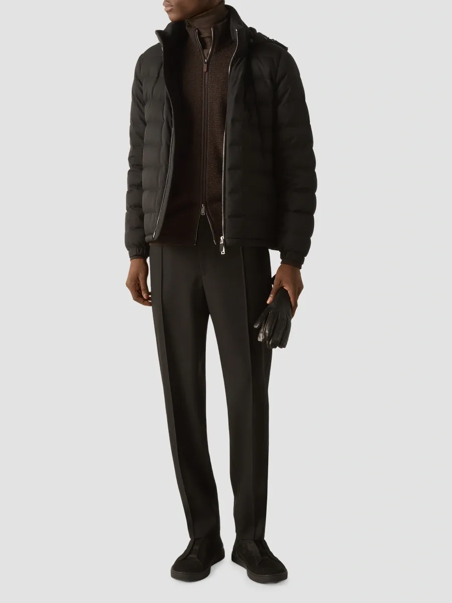 Zegna Men's Cashseta Full Zip Cardigan | Thumbnail 2 Zegna Men's Cashseta Full Zip Cardigan | Thumbnail 2