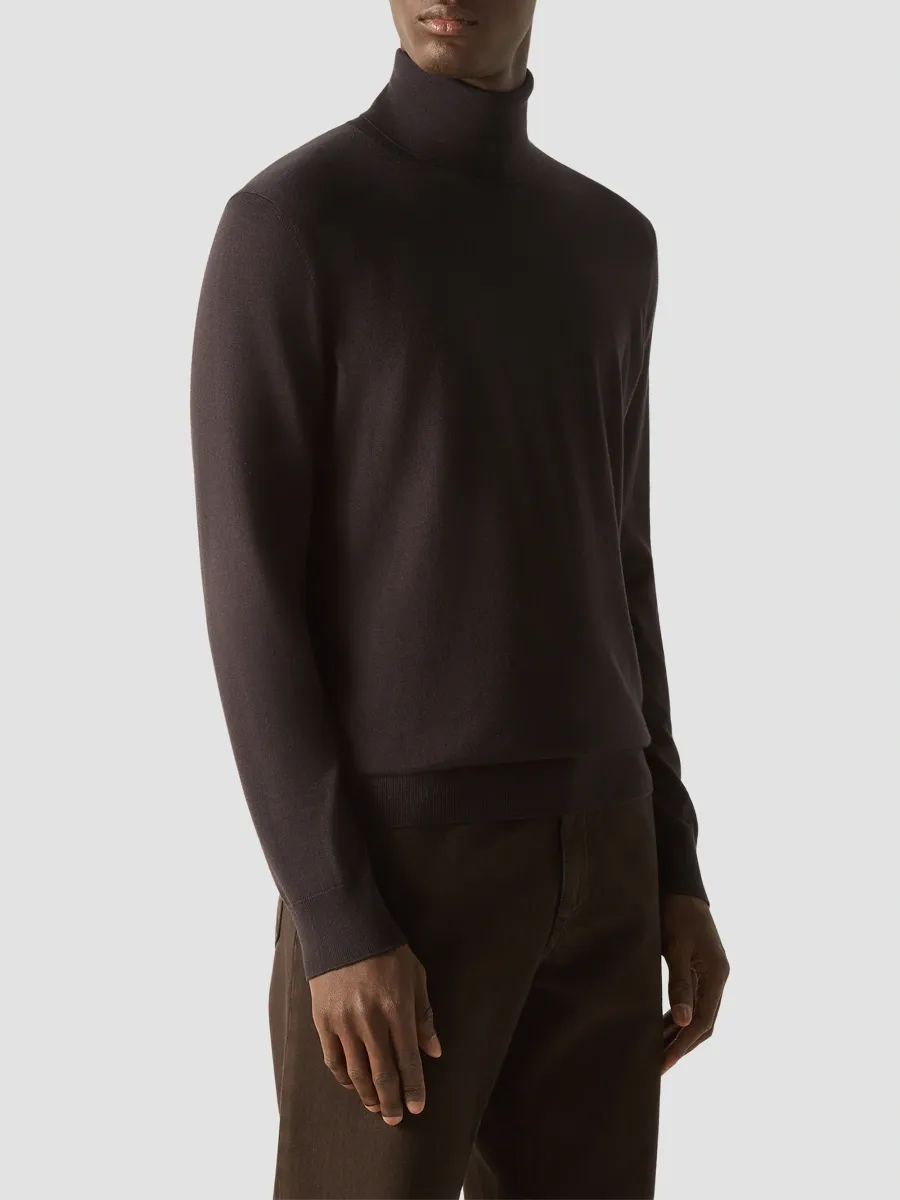 Zegna Men's Cashseta Turtleneck Sweater | Thumbnail 3 Zegna Men's Cashseta Turtleneck Sweater | Thumbnail 3