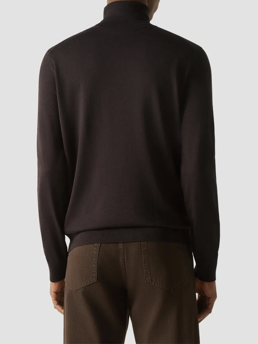 Zegna Men's Cashseta Turtleneck Sweater | Thumbnail 4 Zegna Men's Cashseta Turtleneck Sweater | Thumbnail 4