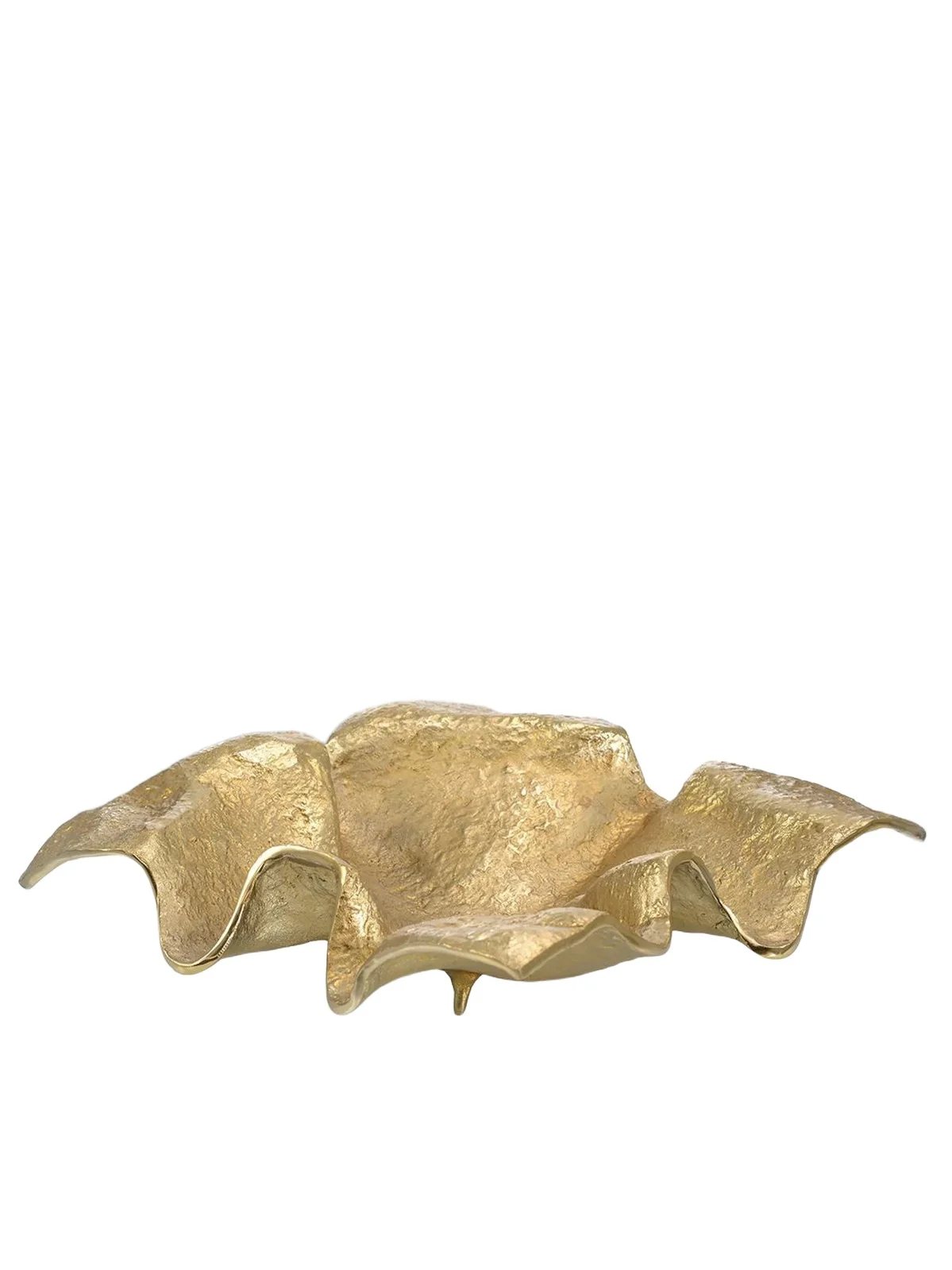 Draped Brass Square Bowl Draped Brass Square Bowl