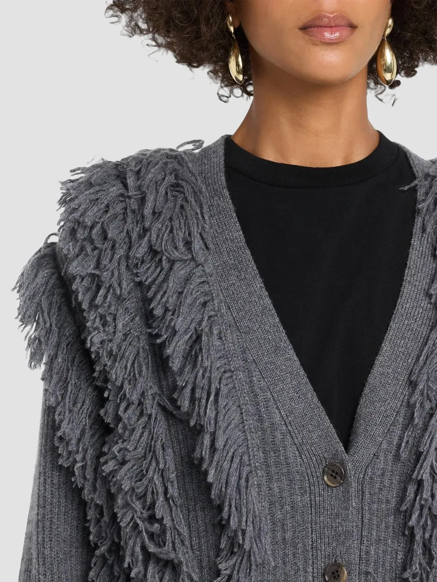 Lisa Yang Women's Soreia Cashmere Fringe Cardigan | Thumbnail 5 Lisa Yang Women's Soreia Cashmere Fringe Cardigan | Thumbnail 5