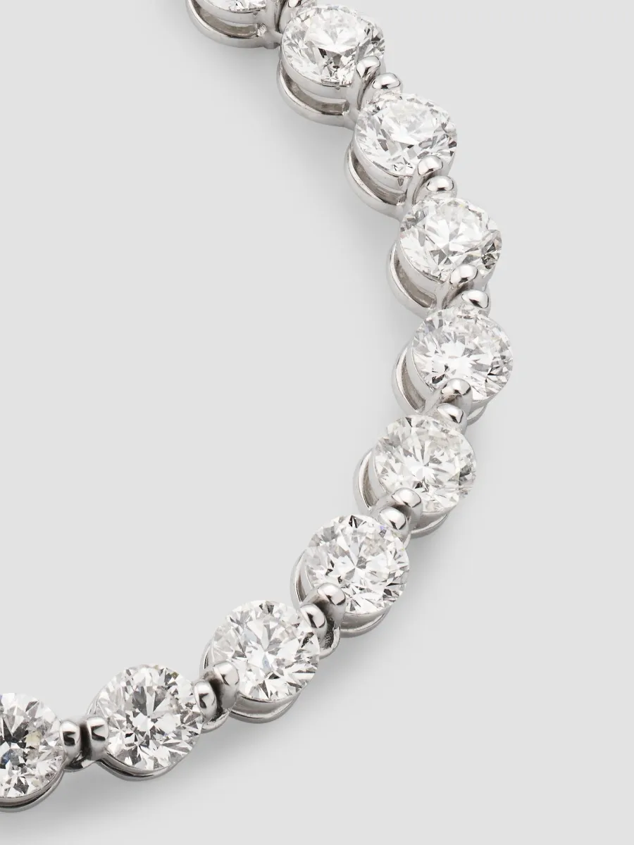 Diamonds at Saks Fifth Avenue Women's 18K White Gold & 21.12 TCW Diamond Tennis Necklace | Thumbnail 3 Diamonds at Saks Fifth Avenue Women's 18K White Gold & 21.12 TCW Diamond Tennis Necklace | Thumbnail 3