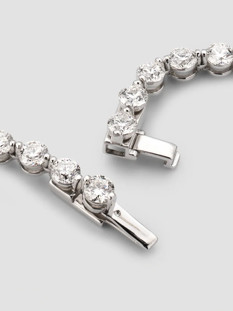 Diamonds at Saks Fifth Avenue Women's 18K White Gold & 21.12 TCW Diamond Tennis Necklace | Thumbnail 4 Diamonds at Saks Fifth Avenue Women's 18K White Gold & 21.12 TCW Diamond Tennis Necklace | Thumbnail 4