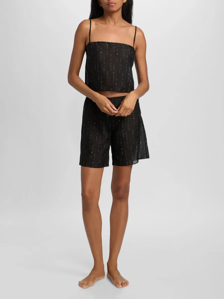 Kiki de Montparnasse Women's Joue Avec Moi Print Crop Top | Thumbnail 2