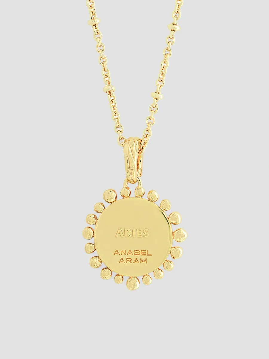 Anabel Aram Women's Zodiac 18K-Gold-Plated & Cubic Zirconia Pendant Necklace | Thumbnail 3 Anabel Aram Women's Zodiac 18K-Gold-Plated & Cubic Zirconia Pendant Necklace | Thumbnail 3