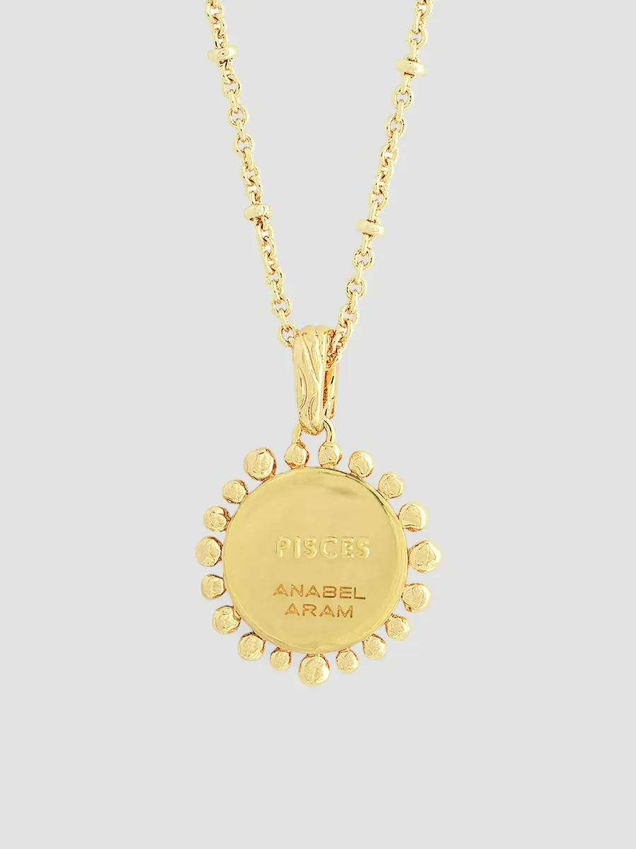 Anabel Aram Women's Zodiac 18K-Gold-Plated & Cubic Zirconia Pendant Necklace | Thumbnail 3 Anabel Aram Women's Zodiac 18K-Gold-Plated & Cubic Zirconia Pendant Necklace | Thumbnail 3