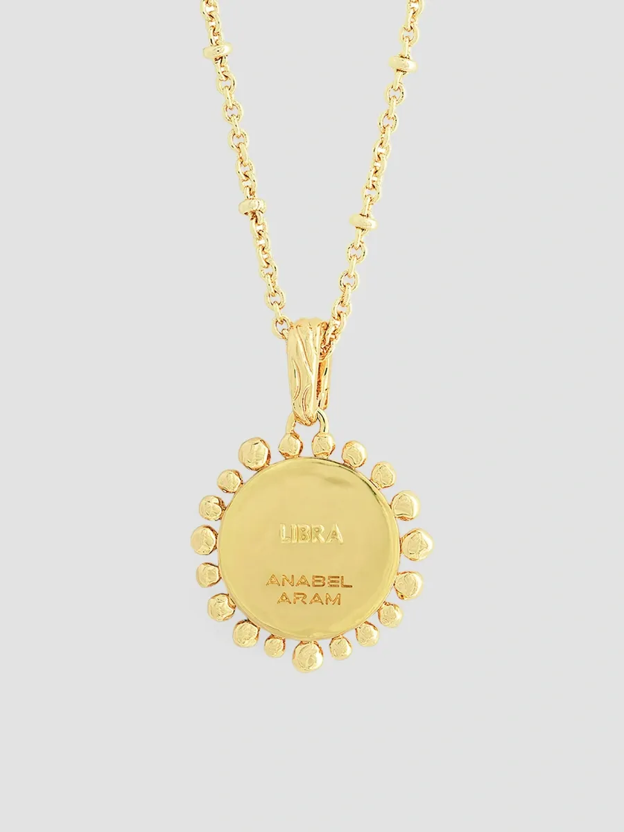 Anabel Aram Women's Zodiac 18K-Gold-Plated & Cubic Zirconia Pendant Necklace | Thumbnail 3