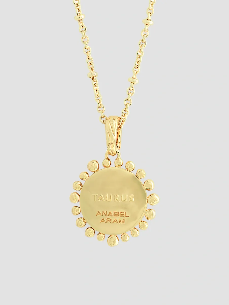 Anabel Aram Women's Zodiac 18K-Gold-Plated & Cubic Zirconia Pendant Necklace | Thumbnail 3