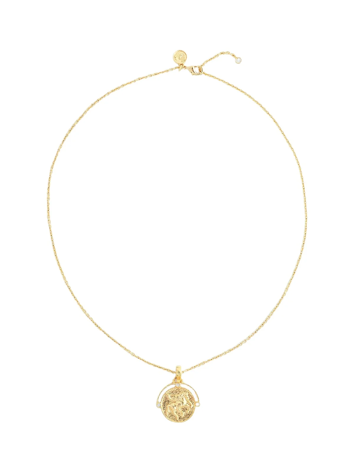 Anabel Aram Women's Pegasus 18K-Gold-Plated Coin Pendant Necklace