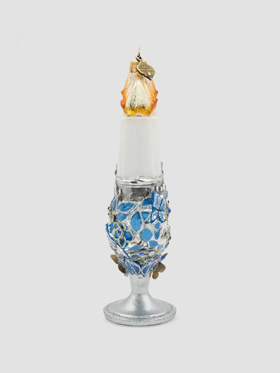 Jay Strongwater Glowing Menorah Ornament | Thumbnail 4