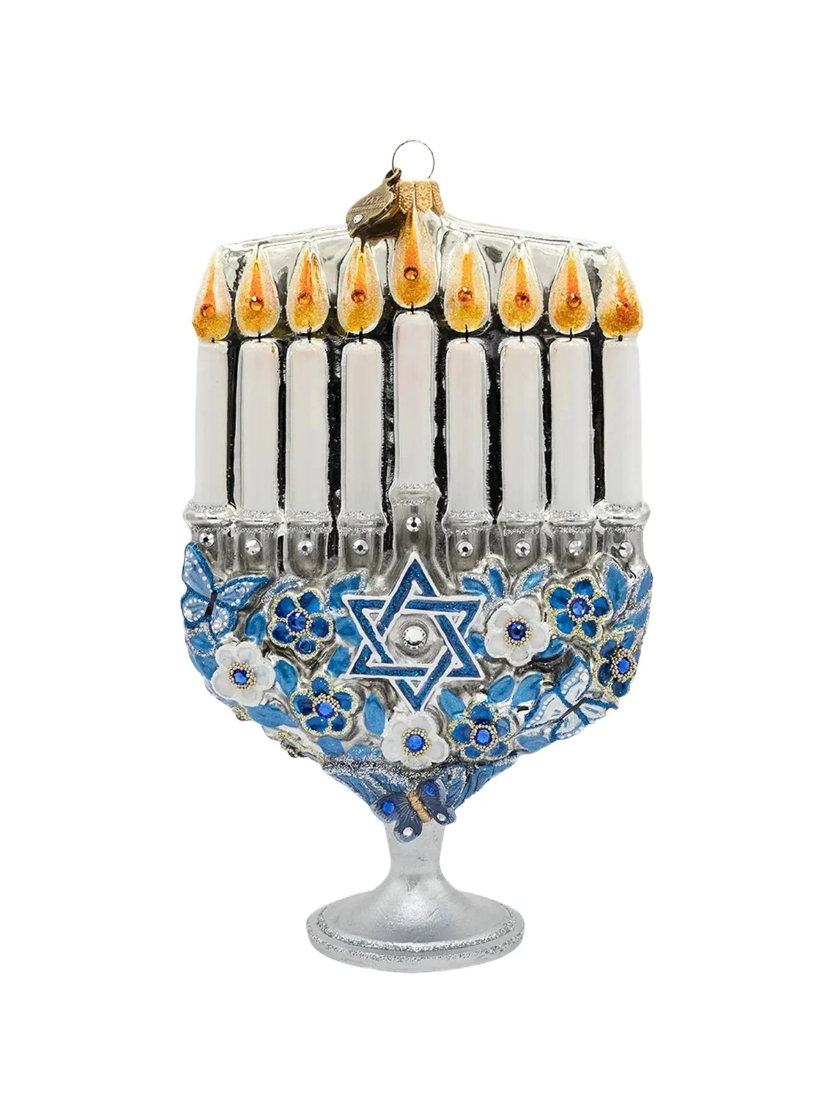 Glowing Menorah Ornament