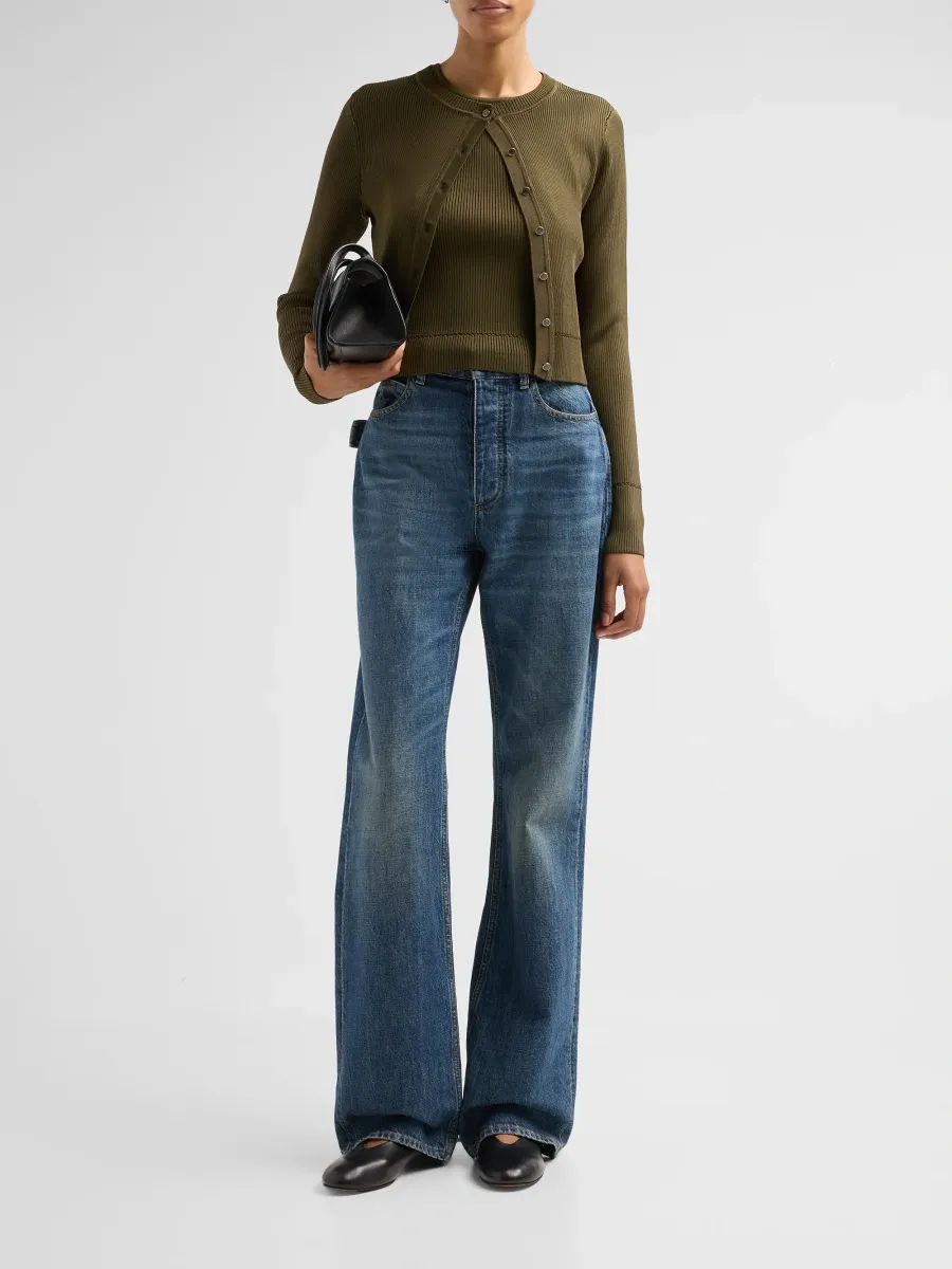 Toccin Women's Zoe Cropped Cardigan | Thumbnail 2