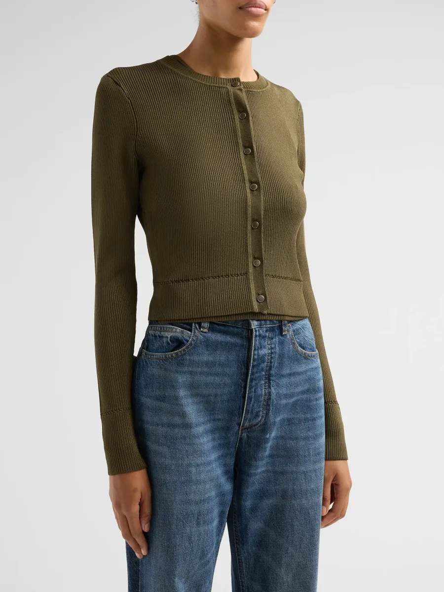 Toccin Women's Zoe Cropped Cardigan | Thumbnail 4