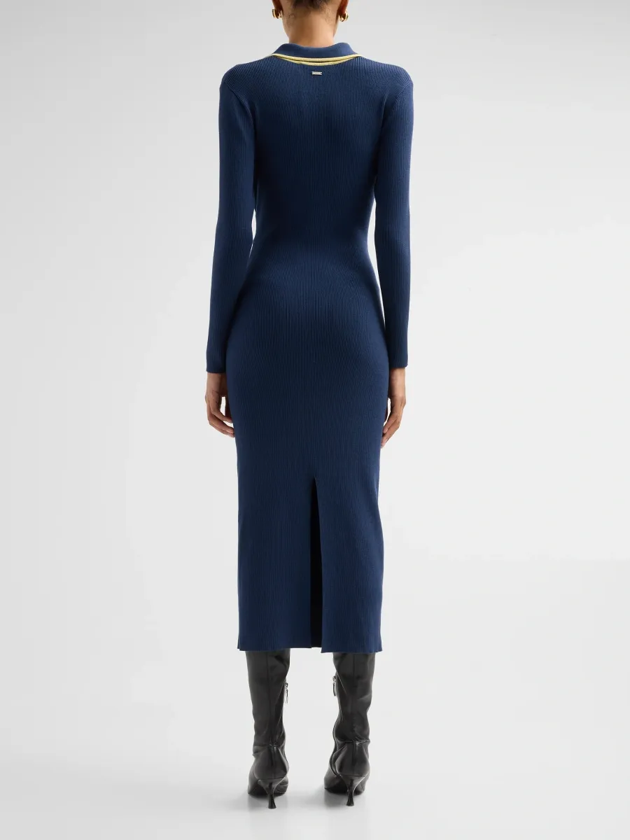 Toccin Women's Carter Rib-Knit Self-Belt Midi Dress | Thumbnail 3 Toccin Women's Carter Rib-Knit Self-Belt Midi Dress | Thumbnail 3